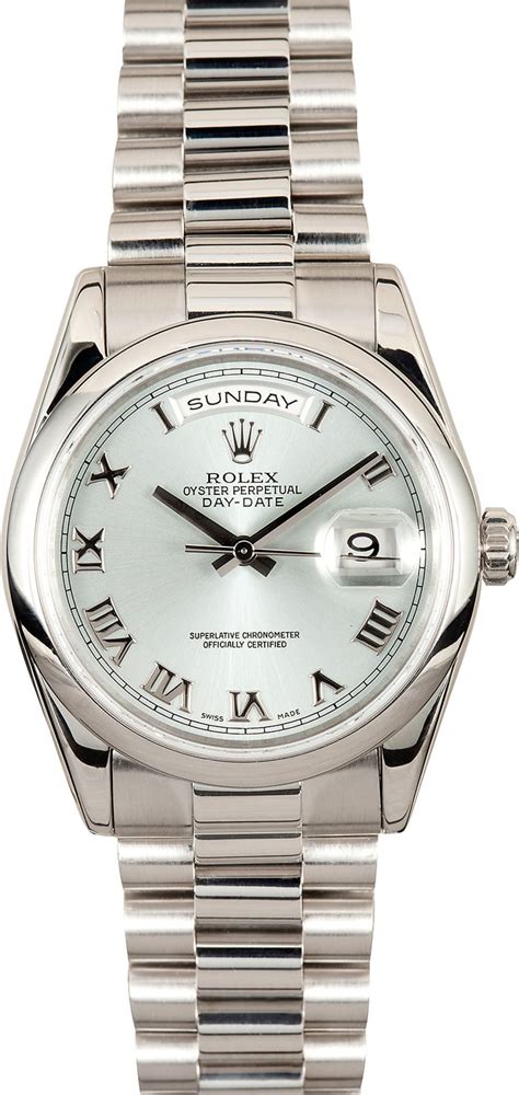 rolex day date 36mm platinum